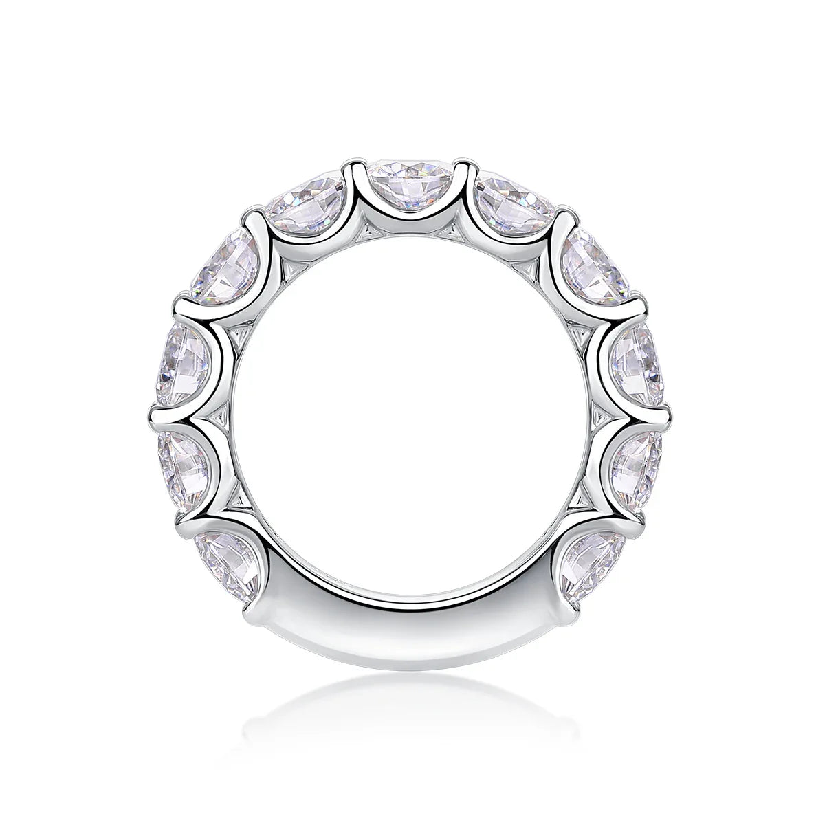 Dazzling Moments - A Fashionable And Luxurious Jewelry Accessory Set With Moissanite S925 Sterling Silver And Platinum-plated Diamond - AURIEVAA