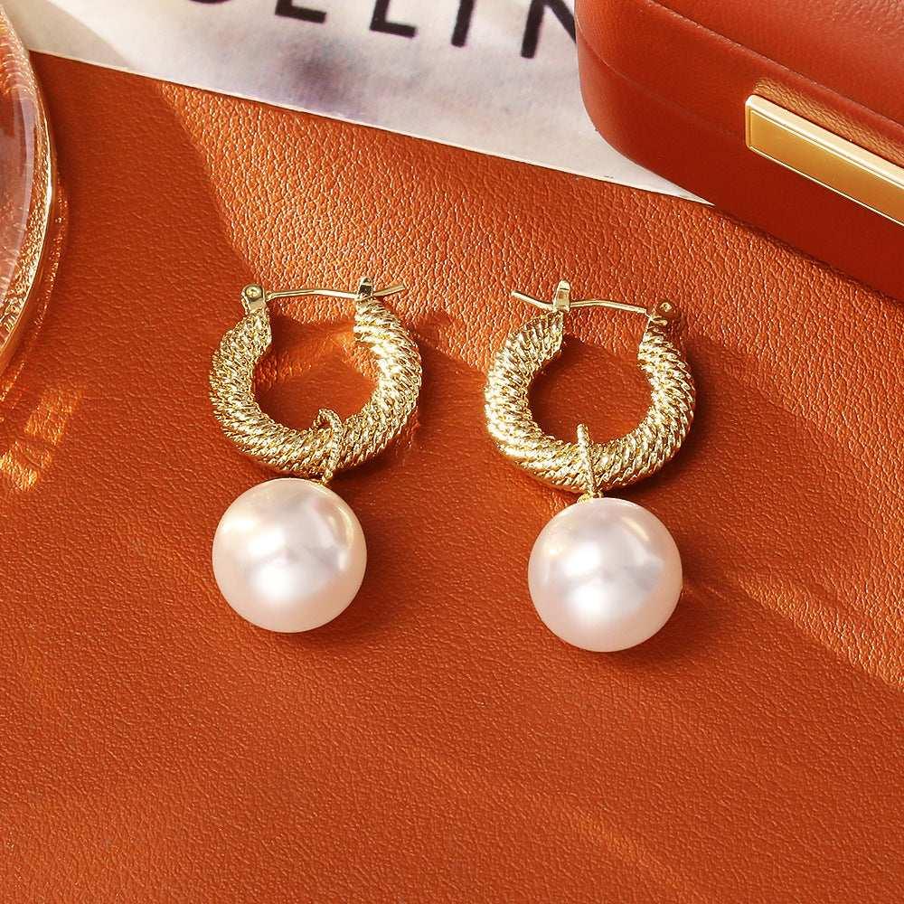 Pearl Earrings High-grade Fashion Special-interest Women - AURIEVAA
