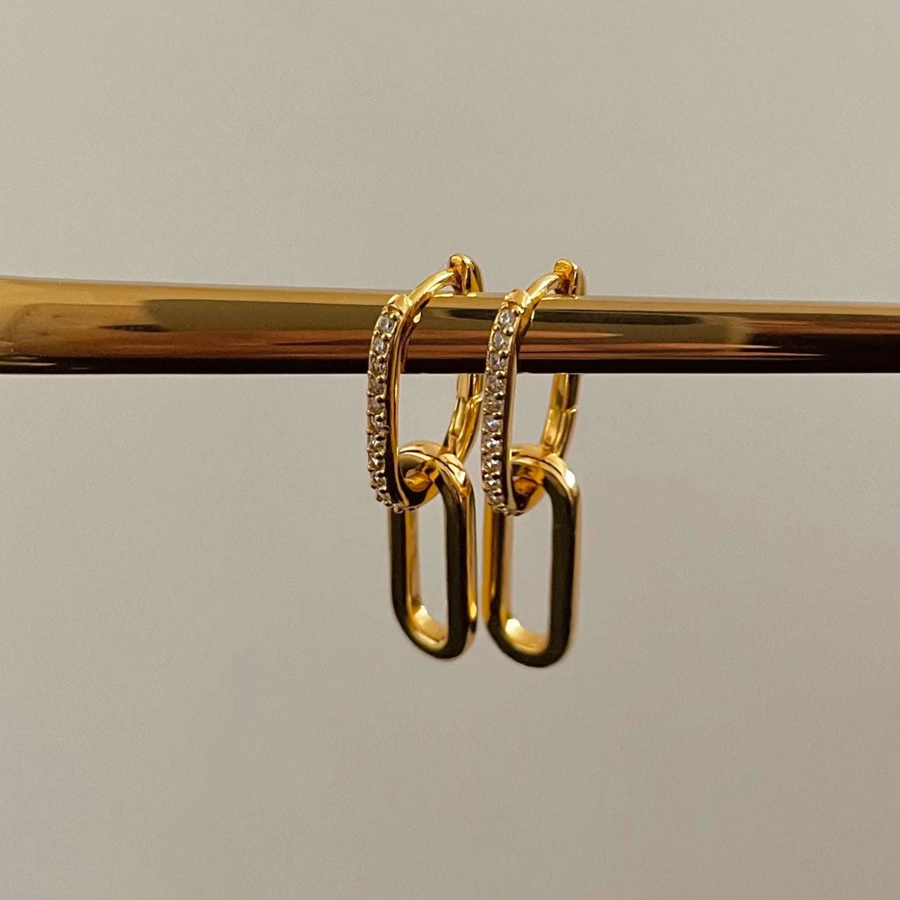 Paperclip Earrings - AURIEVAA