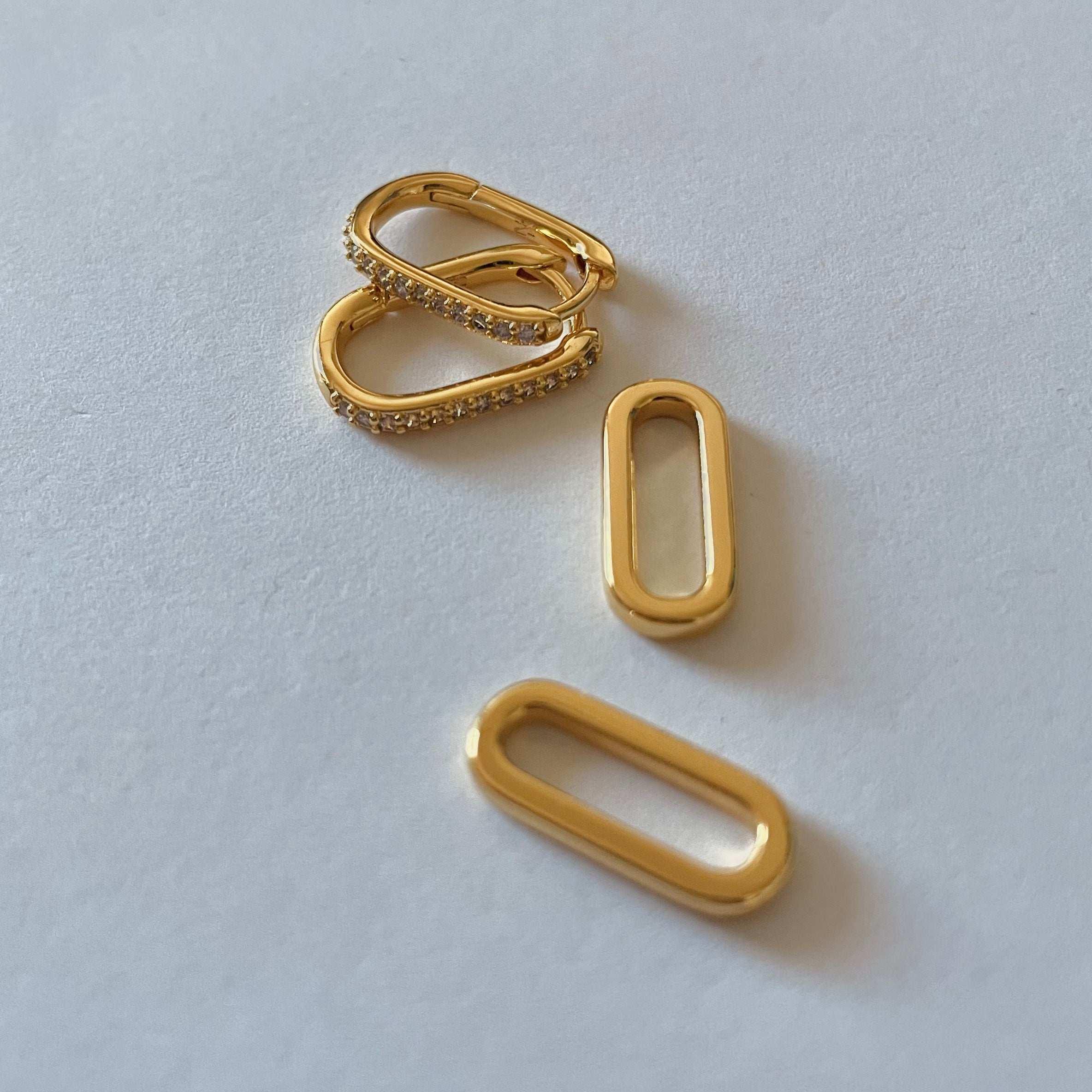 Paperclip Earrings - AURIEVAA