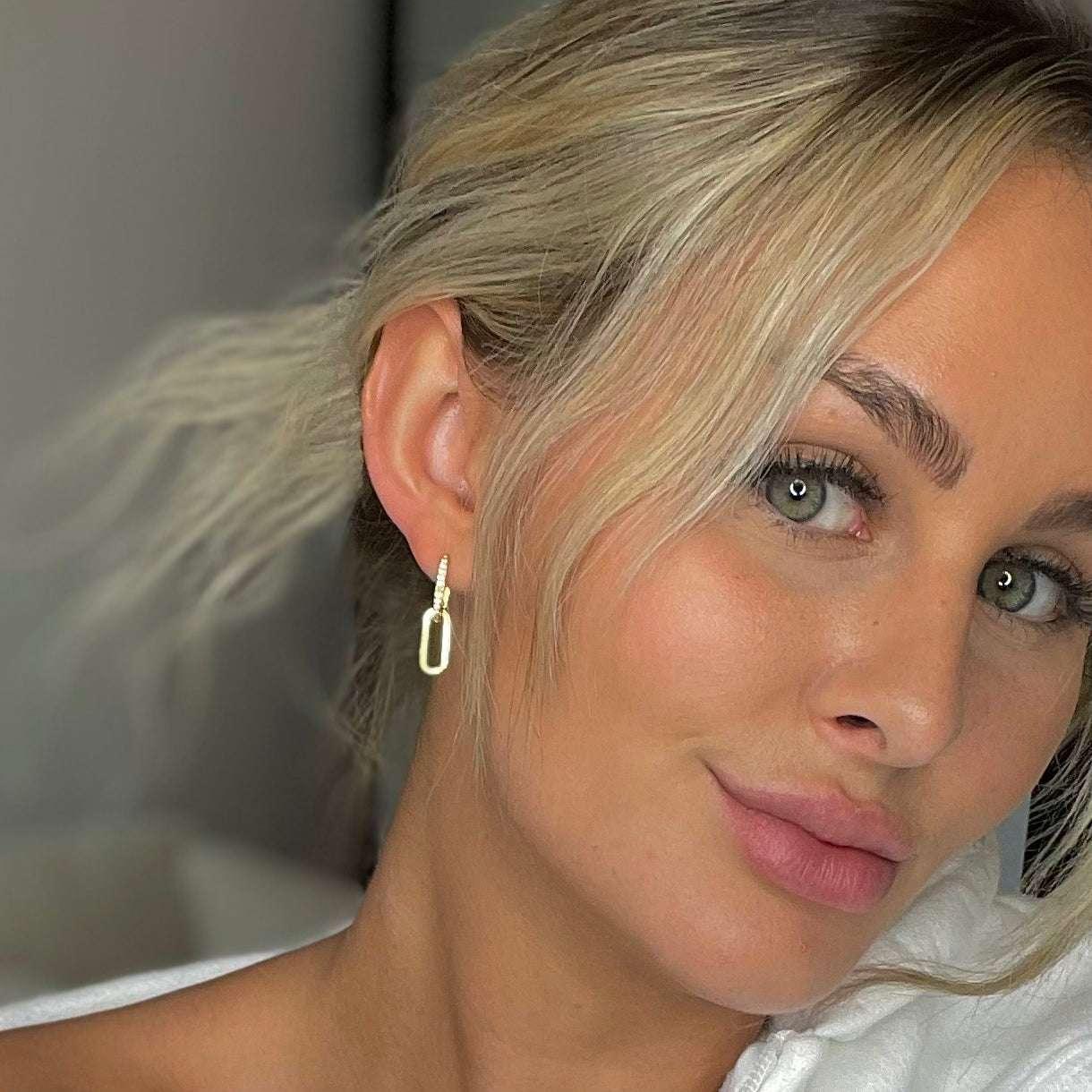 Paperclip Earrings - AURIEVAA